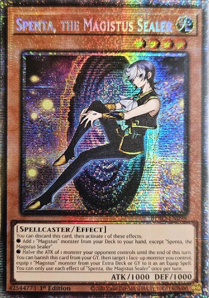 Spenta, the Magistus Sealer (Starlight Rare) [BPRO-EN098] Starlight Rare | Total Play