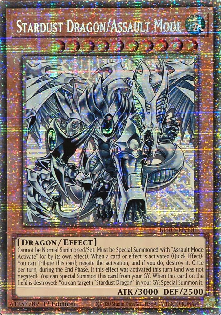 Stardust Dragon/Assault Mode [BPRO-EN101] Starlight Rare | Total Play