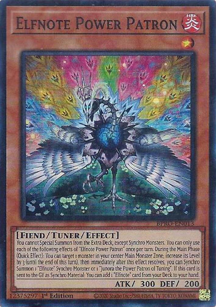 Elfnote Power Patron [BPRO-EN013] Super Rare | Total Play