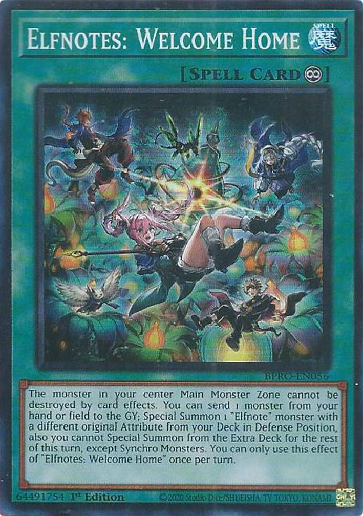 Elfnotes: Welcome Home [BPRO-EN056] Super Rare | Total Play