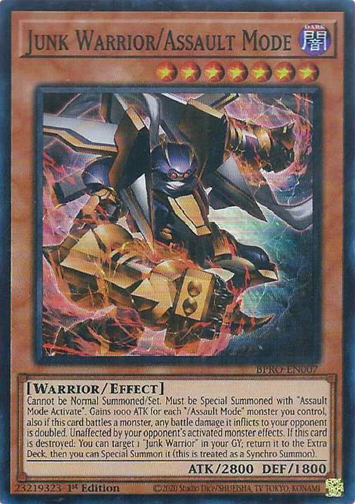 Junk Warrior/Assault Mode [BPRO-EN007] Super Rare | Total Play