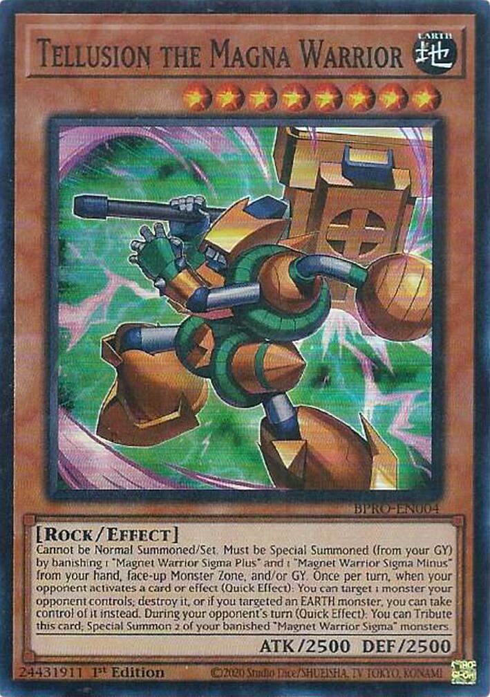 Tellusrion the Magna Warrior [BPRO-EN004] Super Rare | Total Play