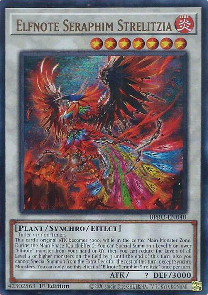 Elfnote Seraphim Strelitzia [BPRO-EN040] Ultra Rare | Total Play