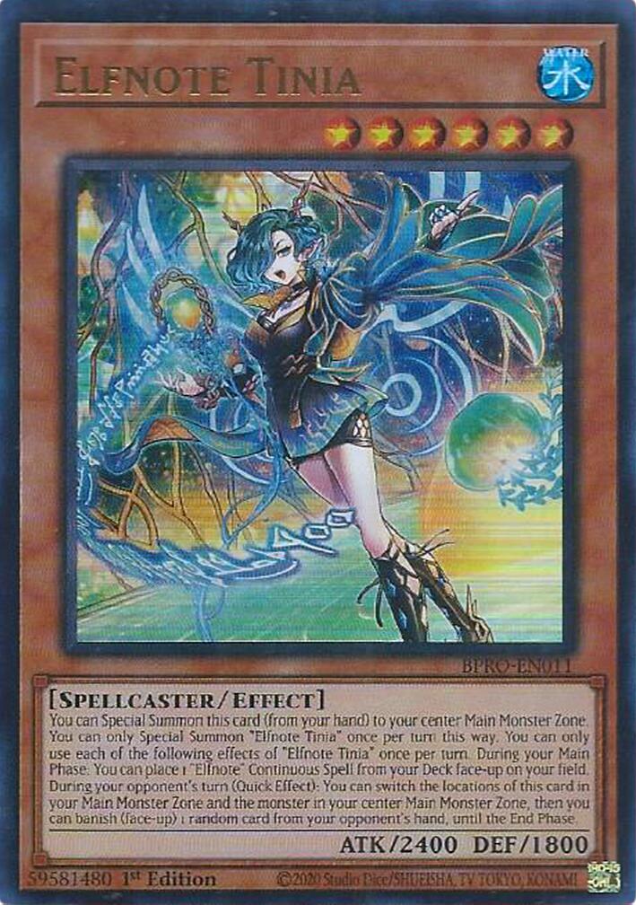 Elfnote Tinia [BPRO-EN011] Ultra Rare | Total Play