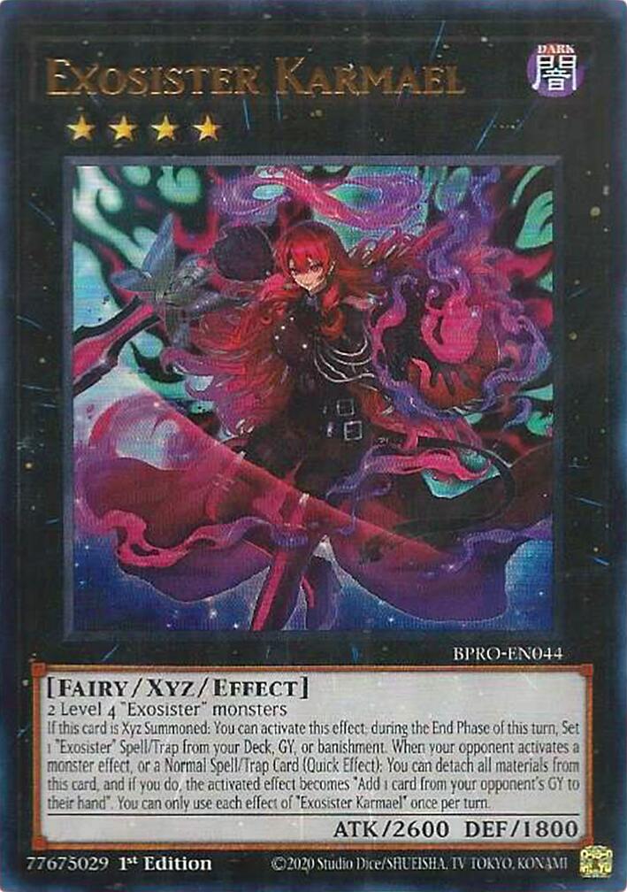 Exosister Karmael [BPRO-EN044] Ultra Rare | Total Play
