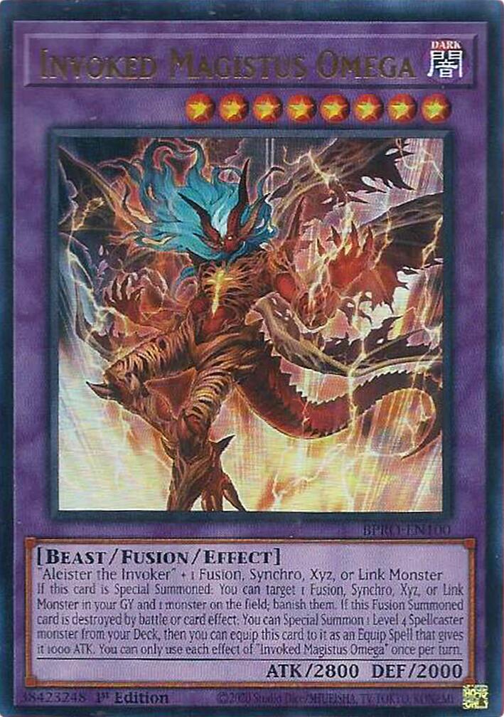 Invoked Magistus Omega [BPRO-EN100] Ultra Rare | Total Play