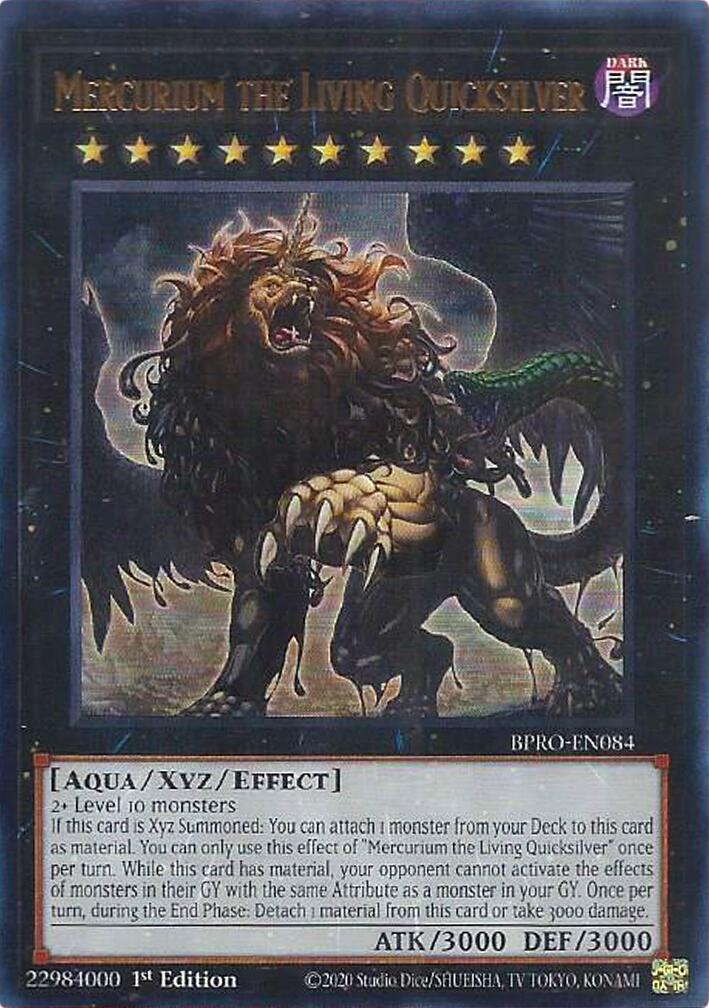 Mercurium the Living Quicksilver [BPRO-EN084] Ultra Rare | Total Play