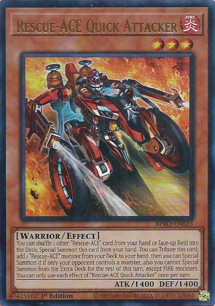 Rescue-ACE Quick Attacker [BPRO-EN023] Ultra Rare | Total Play