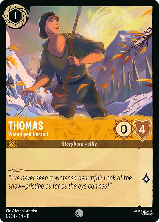 Thomas - Wide-Eyed Recruit (1/204) [Winterspell] | Total Play