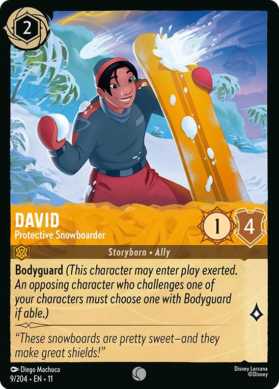 David - Protective Snowboarder (9/204) [Winterspell] | Total Play