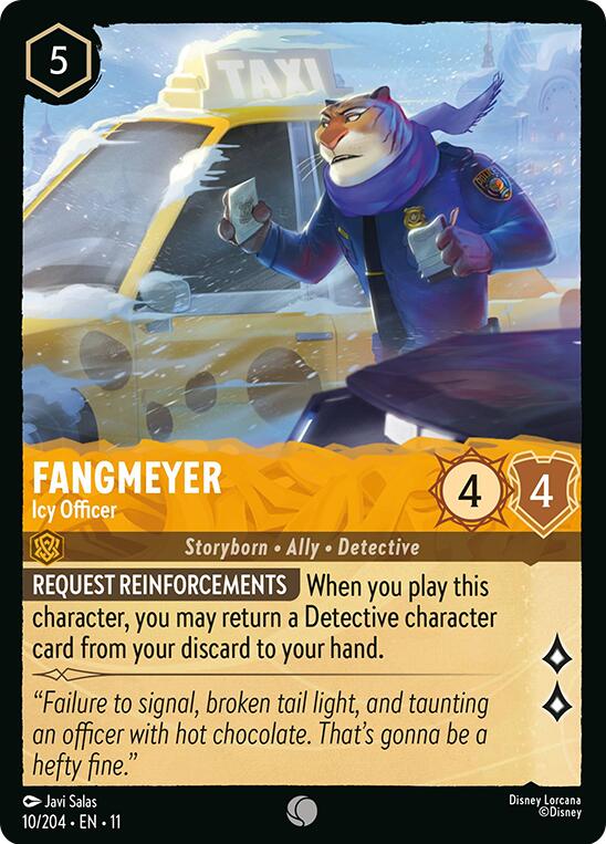 Fangmeyer - Icy Officer (10/204) [Winterspell] | Total Play