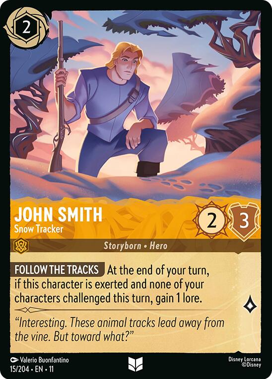 John Smith - Snow Tracker (15/204) [Winterspell] | Total Play