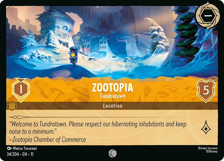 Zootopia - Tundratown (34/204) [Winterspell] | Total Play