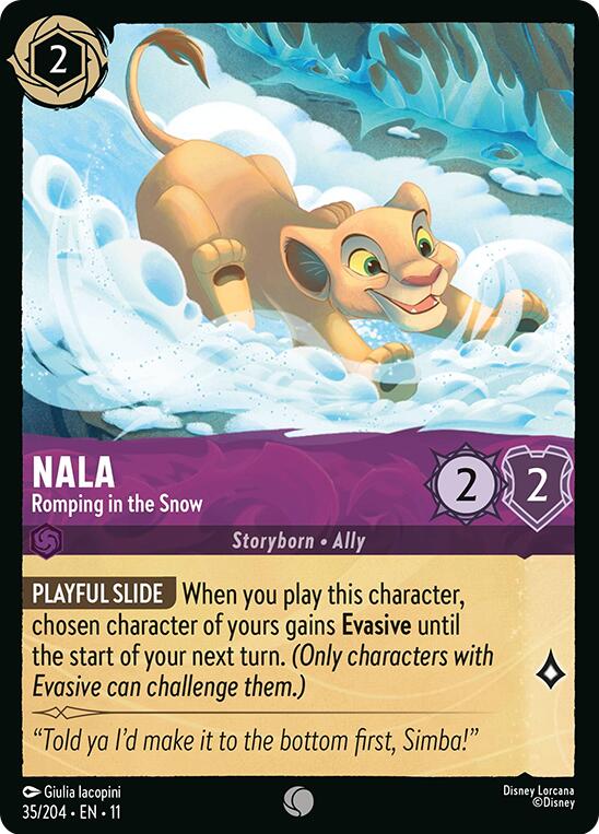 Nala - Romping in the Snow (35/204) [Winterspell] | Total Play