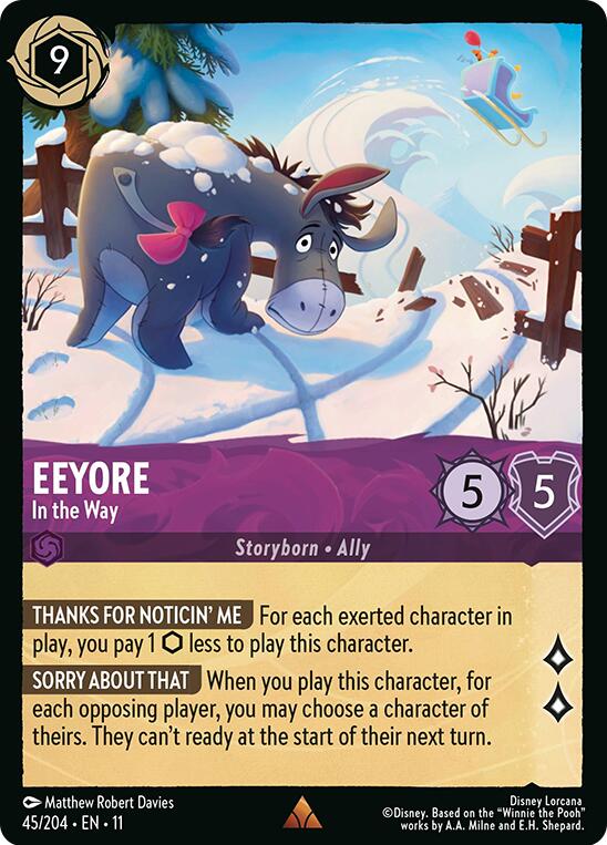 Eeyore - In the Way (45/204) [Winterspell] | Total Play