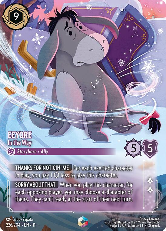Eeyore - In the Way (Enchanted) (226/204) [Winterspell] | Total Play