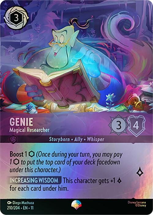Genie - Magical Researcher (Epic) (210/204) [Winterspell] | Total Play