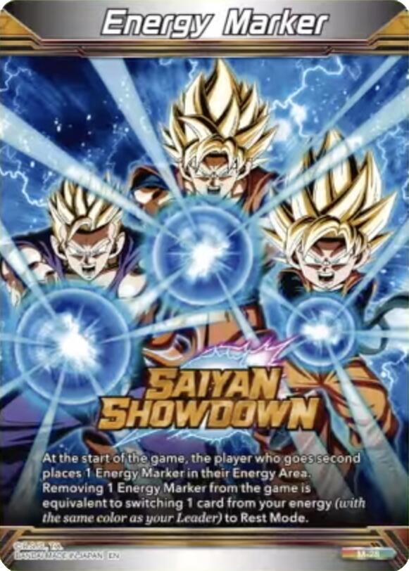 Energy Marker - Saiyan Showdown (M-28) [Fearsome Rivals] | Total Play