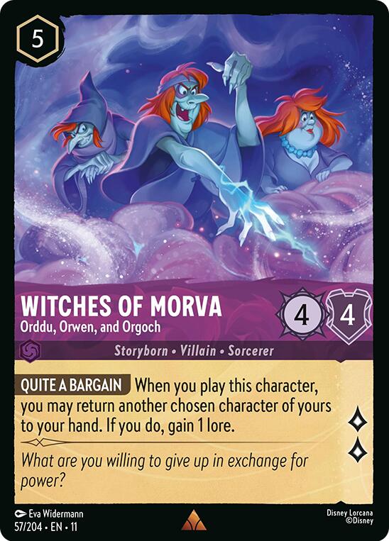 Witches of Morva - Orddu, Orwen, and Orgoch (57/204) [Winterspell] | Total Play