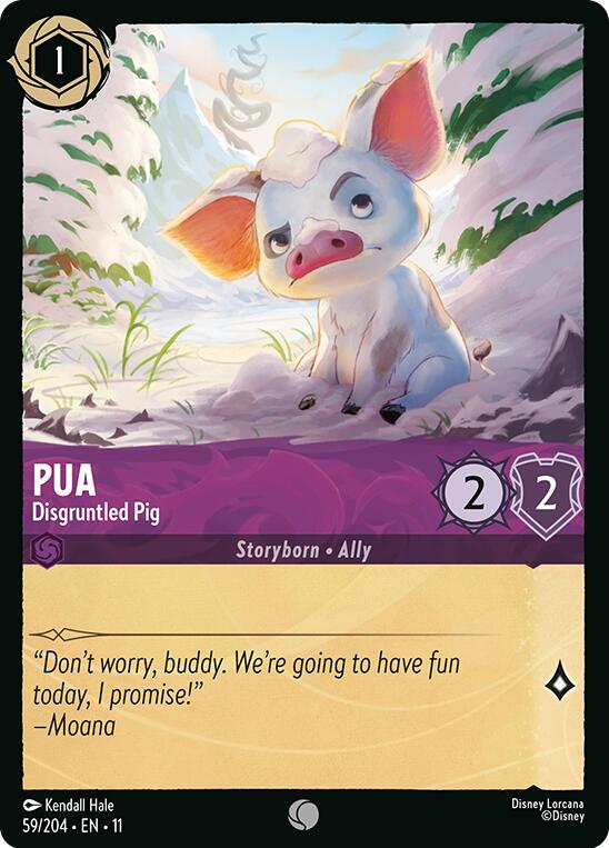 Pua - Disgruntled Pig (59/204) [Winterspell] | Total Play