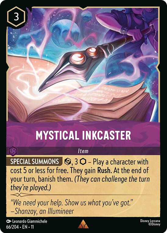 Mystical Inkcaster (66/204) [Winterspell] | Total Play