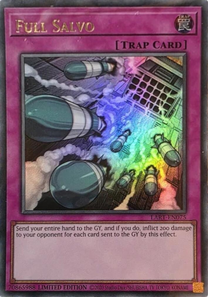 Full Salvo [LART-EN075] Ultra Rare | Total Play
