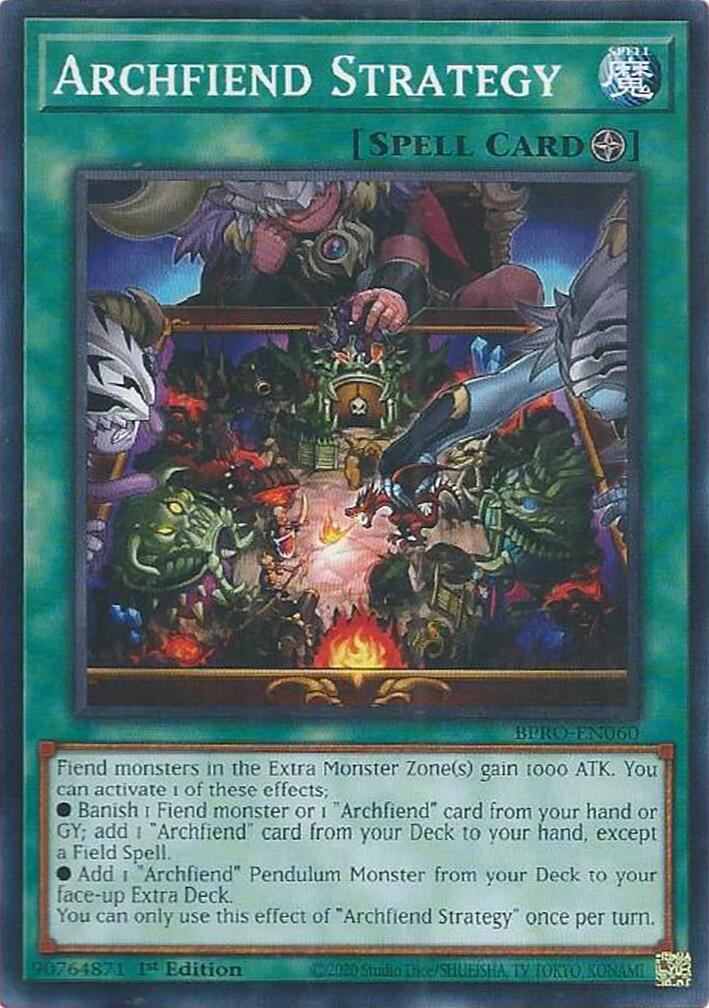 Archfiend Strategy [BPRO-EN060] Rare | Total Play