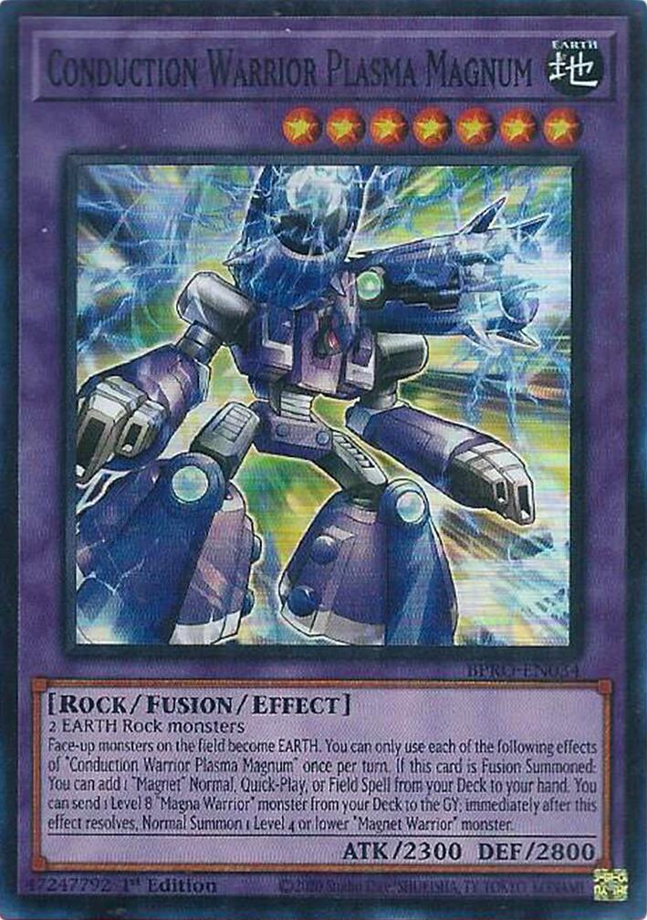 Conduction Warrior Plasma Magnum [BPRO-EN034] Super Rare | Total Play
