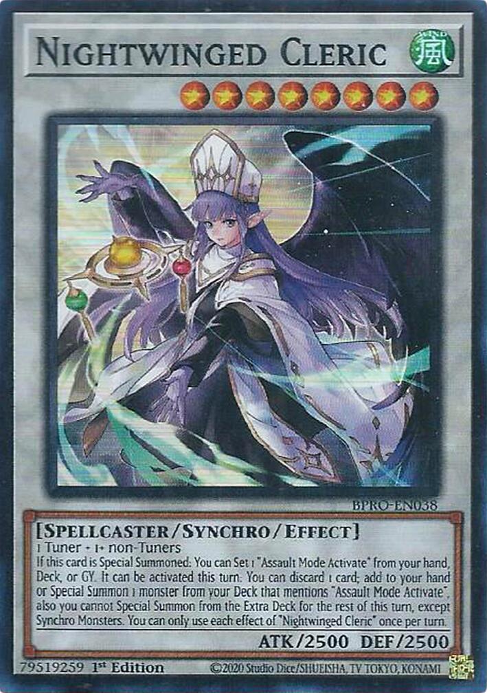 Nightwinged Cleric [BPRO-EN038] Common | Total Play