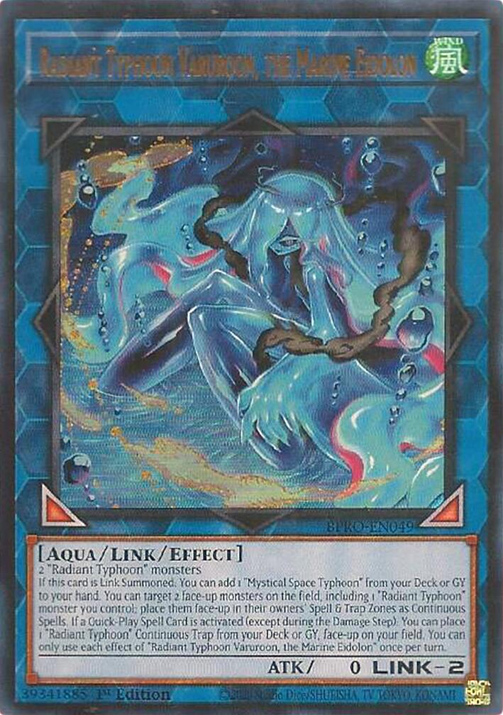 Radiant Typhoon Varuroon, the Marine Eidolon [BPRO-EN049] Ultra Rare | Total Play