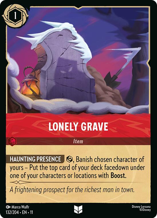 Lonely Grave (132/204) [Winterspell] | Total Play