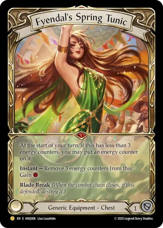 Fyendal's Spring Tunic [ANQ006] (Compendium of Rathe - Antiquity Pack)  Rainbow Foil | Total Play