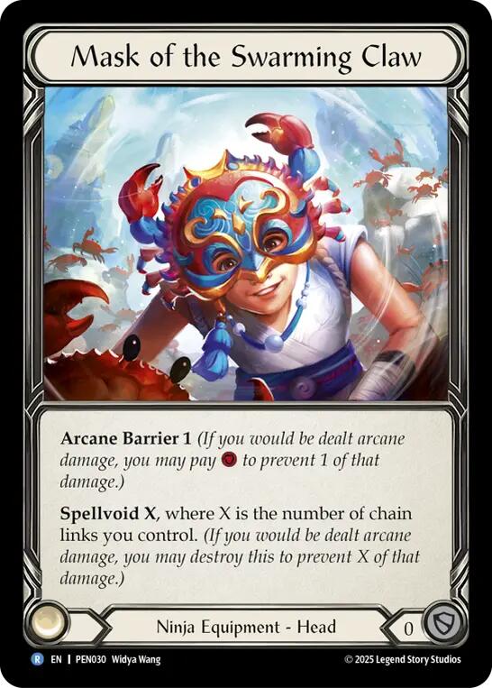 Mask of the Swarming Claw [PEN030] (Compendium of Rathe)  Cold Foil | Total Play