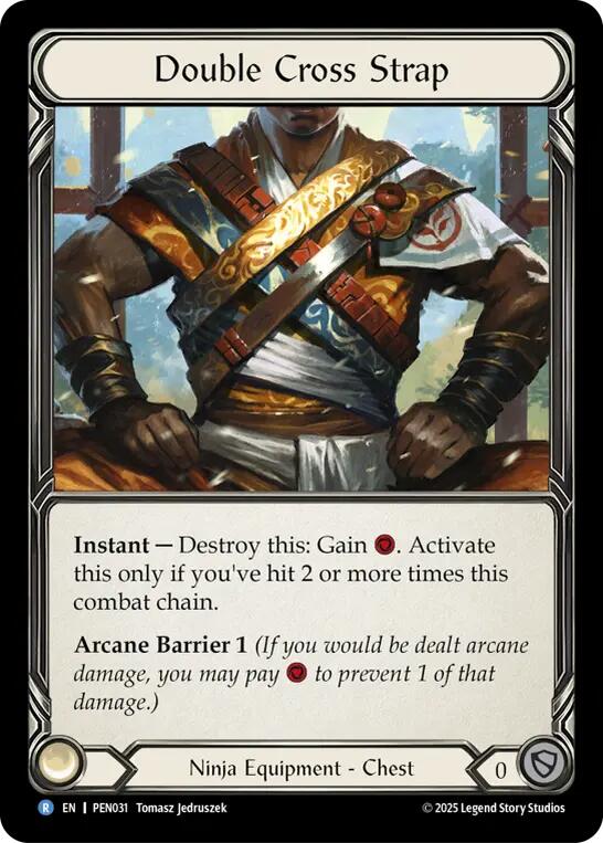 Double Cross Strap [PEN031] (Compendium of Rathe) | Total Play