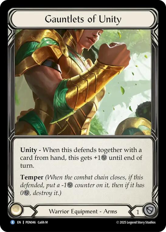 Gauntlets of Unity [PEN046] (Compendium of Rathe)  Cold Foil | Total Play