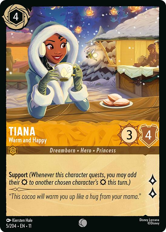 Tiana - Warm and Happy (5/204) [Winterspell] | Total Play