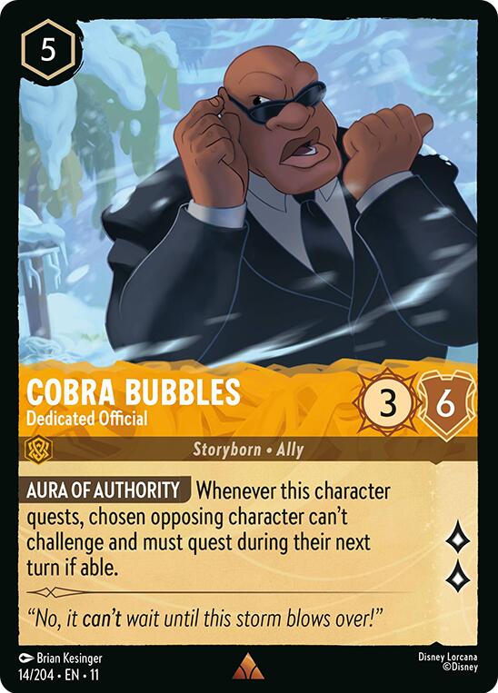 Cobra Bubbles - Dedicated Official (14/204) [Winterspell] | Total Play