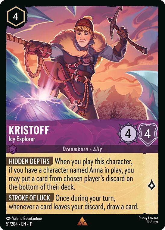 Kristoff - Icy Explorer (51/204) [Winterspell] | Total Play