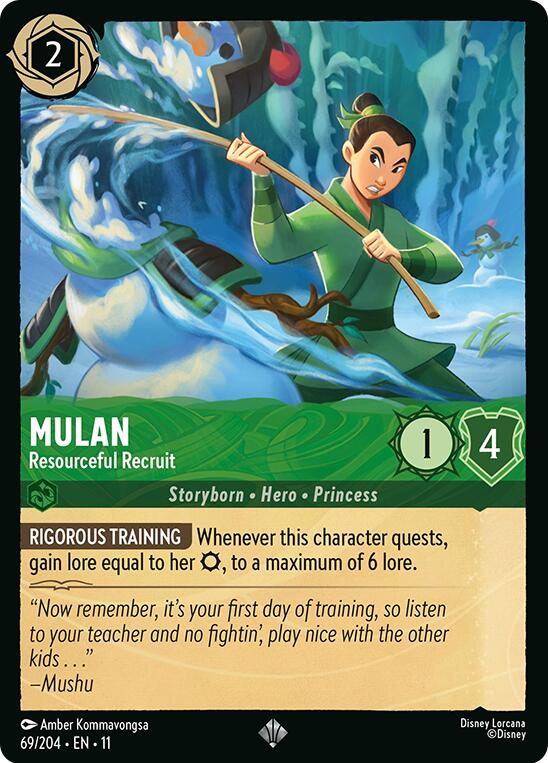 Mulan - Resourceful Recruit (69/204) [Winterspell] | Total Play
