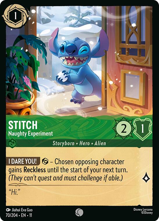 Stitch - Naughty Experiment (70/204) [Winterspell] | Total Play