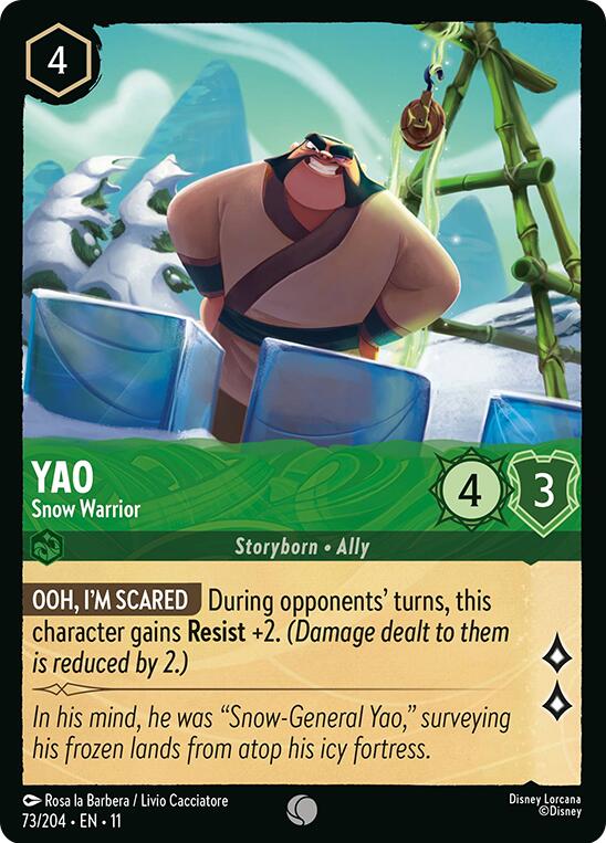 Yao - Snow Warrior (73/204) [Winterspell] | Total Play
