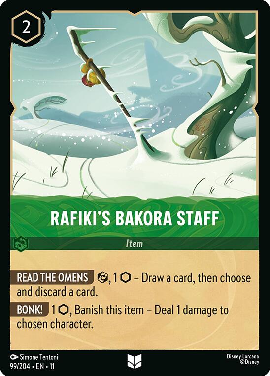 Rafiki's Bakora Staff (99/204) [Winterspell] | Total Play