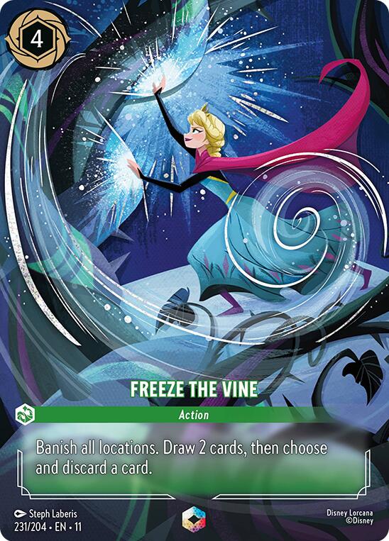 Freeze the Vine (Enchanted) (231/204) [Winterspell] | Total Play
