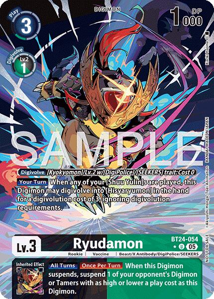 Ryudamon [BT24-054] (Alternate Art) [Time Stranger] | Total Play