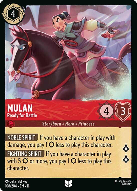 Mulan - Ready for Battle (108/204) [Winterspell] | Total Play