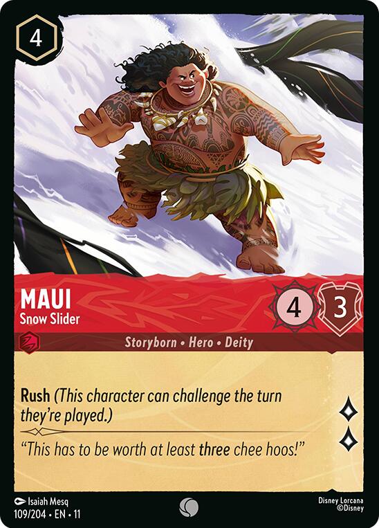 Maui - Snow Slider (109/204) [Winterspell] | Total Play