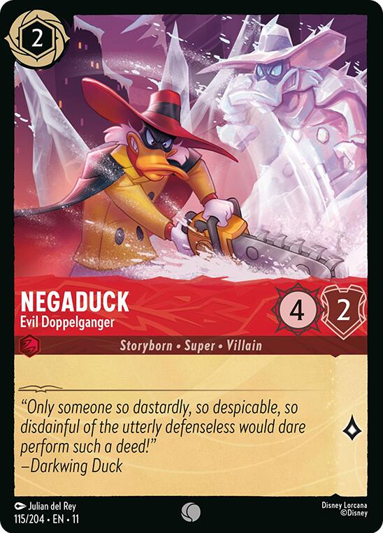 Negaduck - Evil Doppelganger (115/204) [Winterspell] | Total Play