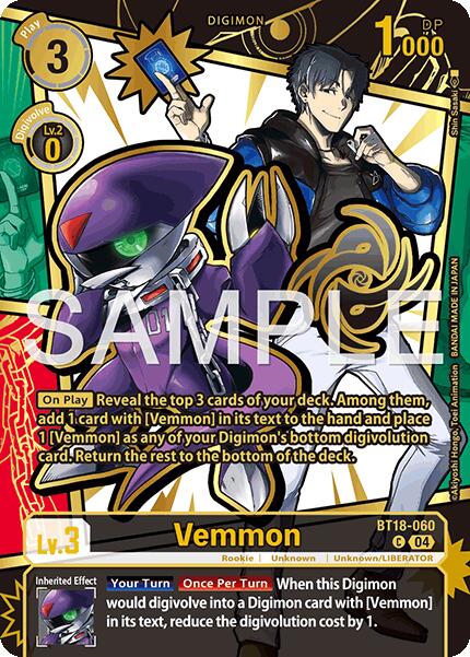 Vemmon [BT18-060] (Rare Pull) [Dawn of Liberator] | Total Play