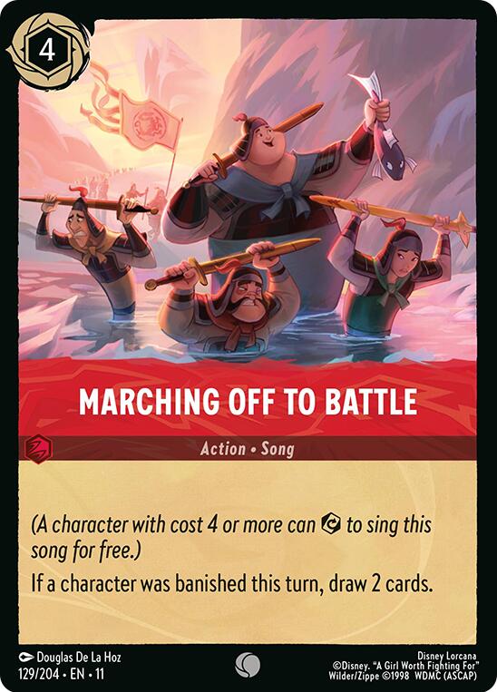 Marching Off to Battle (129/204) [Winterspell] | Total Play