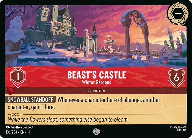 Beast's Castle - Winter Gardens (136/204) [Winterspell] | Total Play